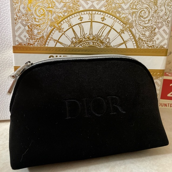 DIOR Black Pouch Lux Beauty Bundle NEW - Picture 6 of 12